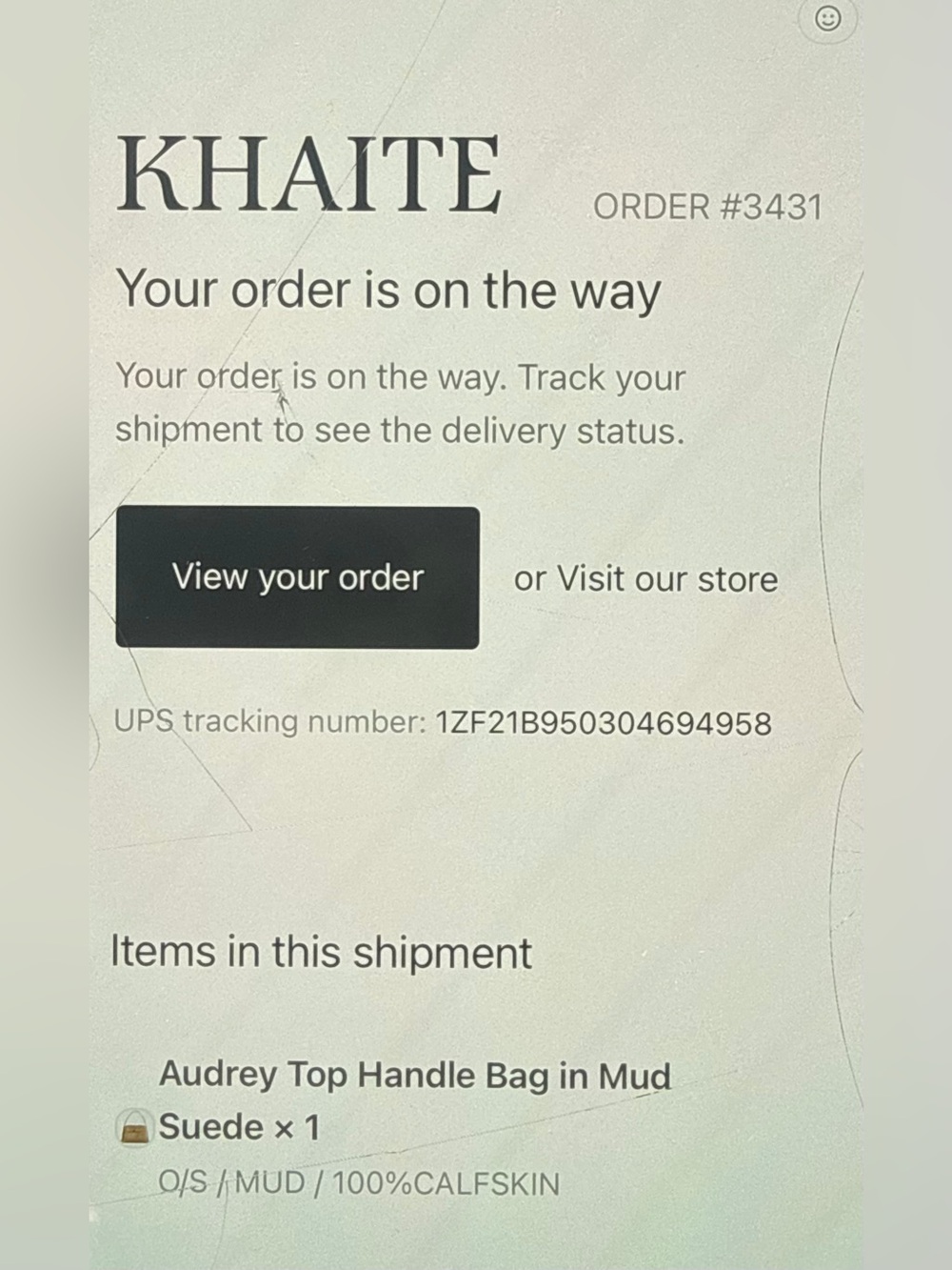 KHAITE AUDREY TOP HANDLE BAG in Mud Suede NEW - Picture 16 of 16